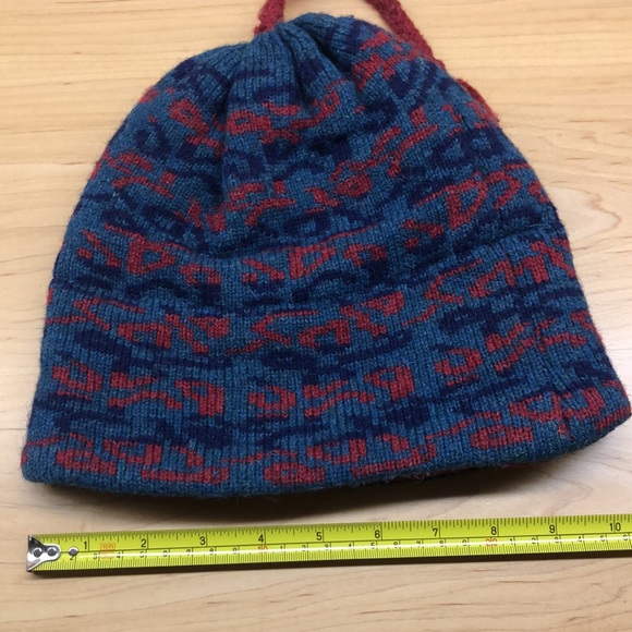 Vintage Riverwind Woolens of Montpelier Knit Ski Hat - 100% Wool Shell - Picture 8 of 8